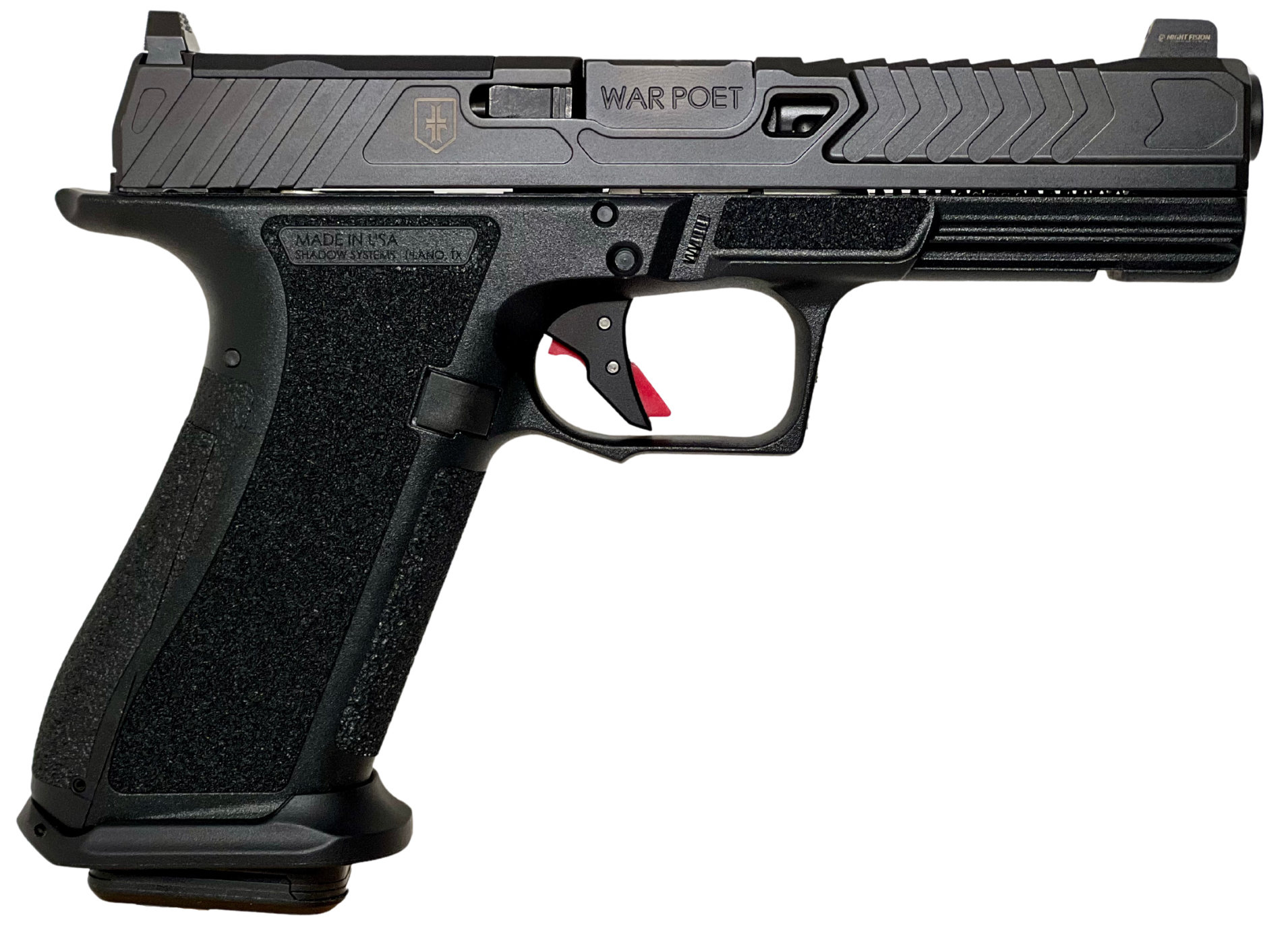 SHAS MR920 9MM 4.5" WAR POET BLK