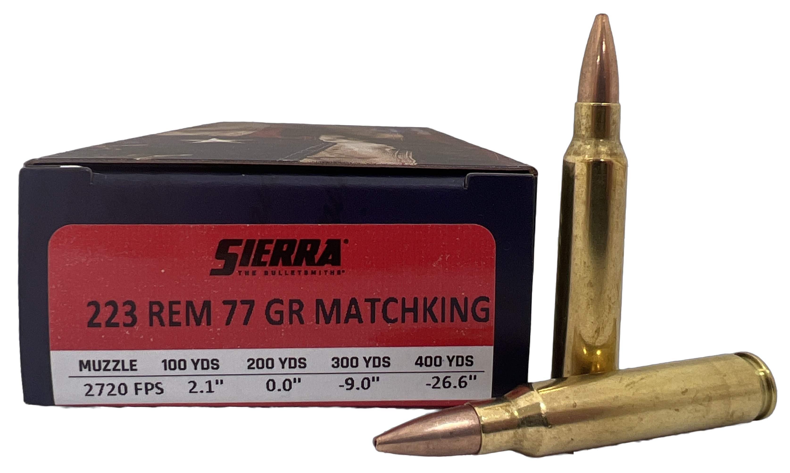 SIE AMMO 223REM 77GR HP BT FOLDS OF HONOR 20/10