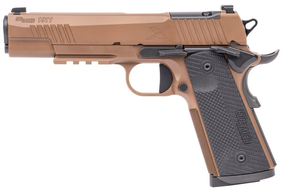 SIG 1911 45ACP 5" X-SERIES COYOTE OR 8RD