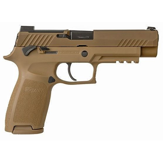 SIG P320 9MM 4.7" M17 MS COY W NS PLATE 10RD