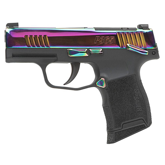 SIG P365 380ACP 3.1" OR (2) 10RD RAINBOW/BLK