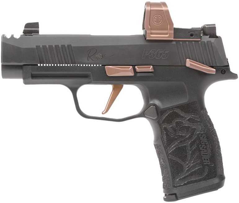 SIG P365 9MM 3.1" ROSE 12RD RXZE MS COMP