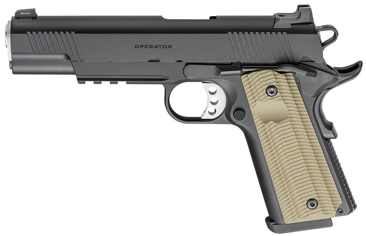 SPR 1911 OPERATOR 9MM 5" BLK G10 GRIP 9RD