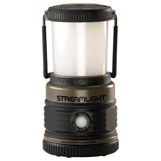 STREAM SIEGE LANTERN WHITE/RED LED