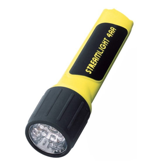 STREAM PRO POLYMER 4AA LED YELLOW W/BATTERIES