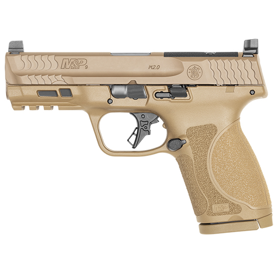 SW M&P9 M2.0 COMP OR FDE 9MM 4" NTS SF 15RD