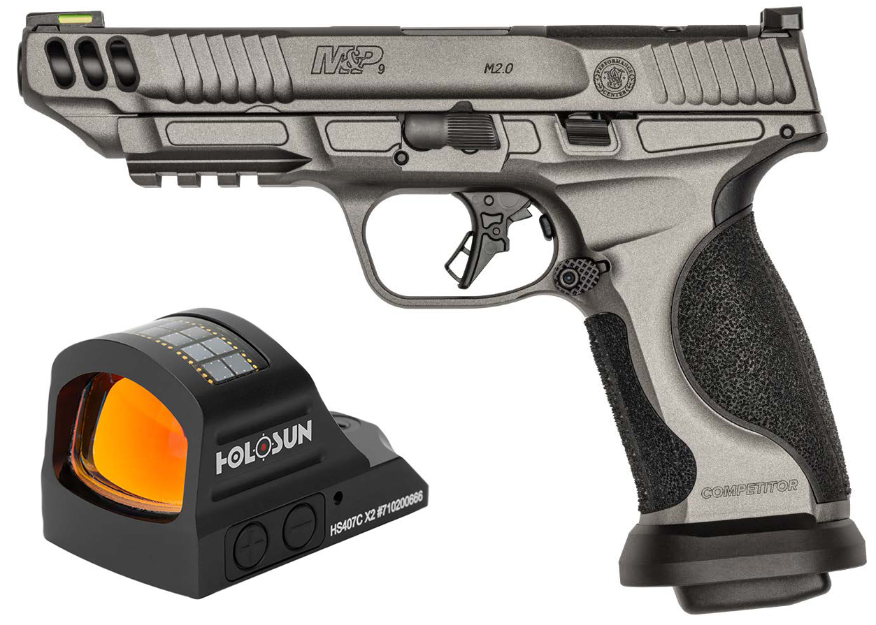 SW M&P9 COMPETITOR 9MM 5" HOLOSUN BUNDLE 17RD