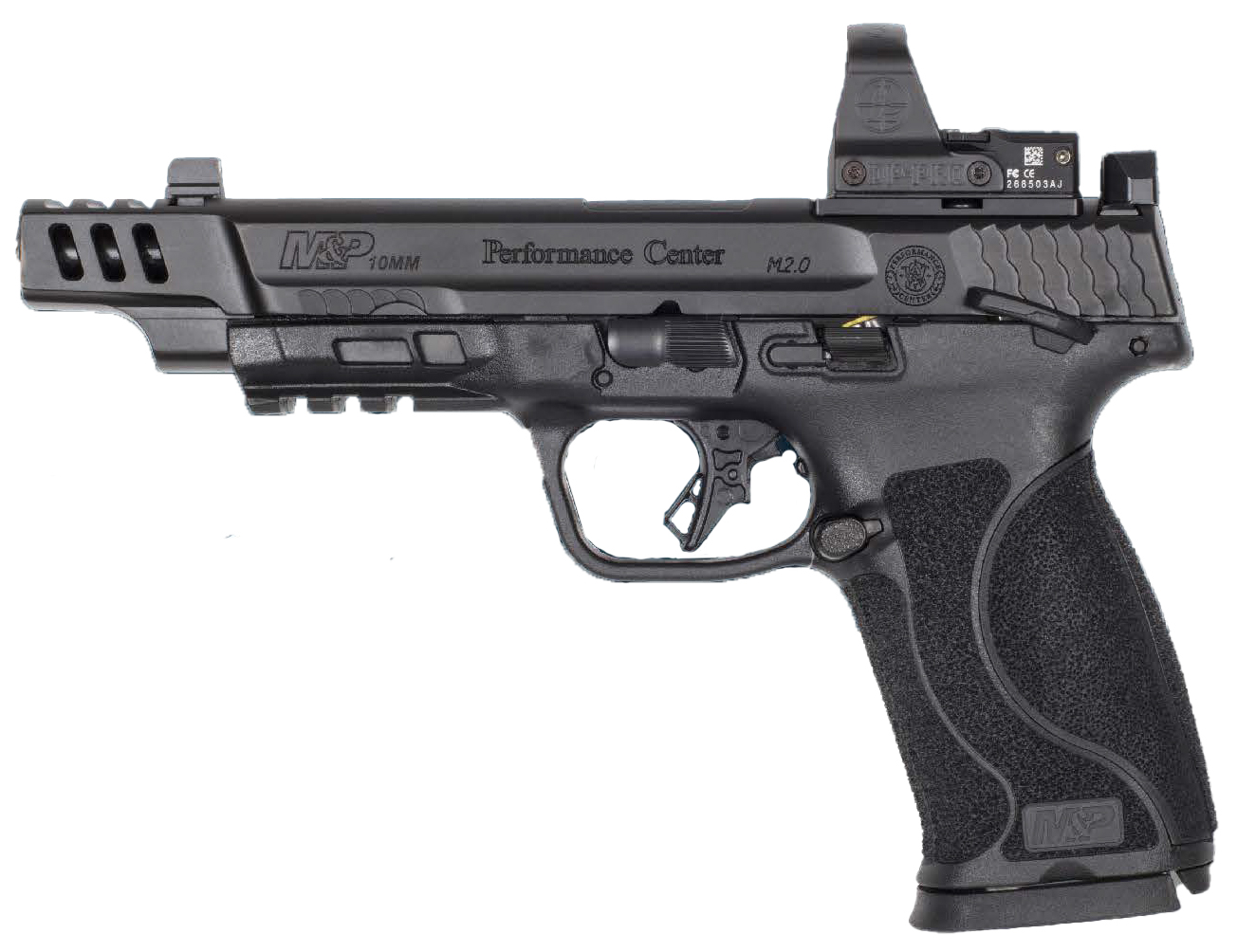 SW M&P M2.0 10MM 5.6" BLK PORTED DELTA 15RD