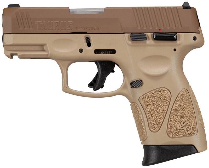 TAU G3C 9MM 3.26" COYOTE TAN SLIDE FDE FRAME 3 10