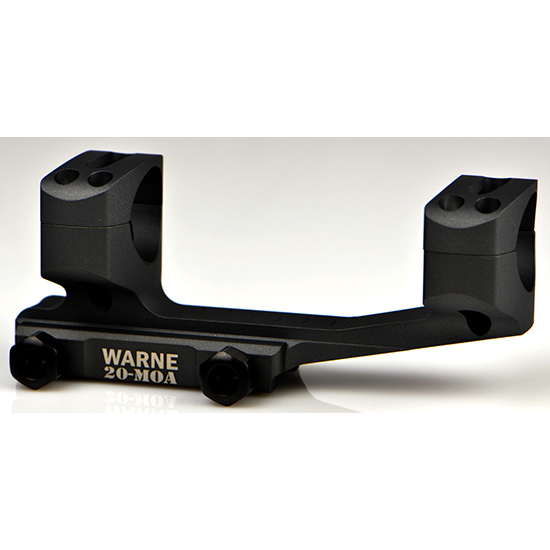 WAR MOUNT 20MOA 1" MSR BLK EXT SKELETONIZED