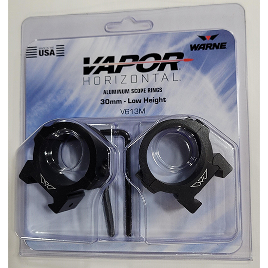 WAR VAPOR HORIZONTAL 30MM LOW MATTE RINGS