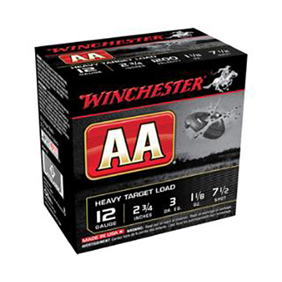 WIN AA TGT HV 12GA 2.75" 1 1/8OZ #7.5 25/10