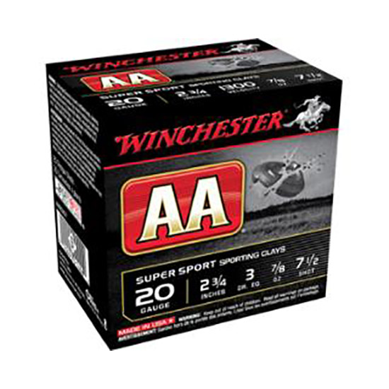 WIN AA SS SPORTING CLAYS 20GA 7/8OZ #8 25/10