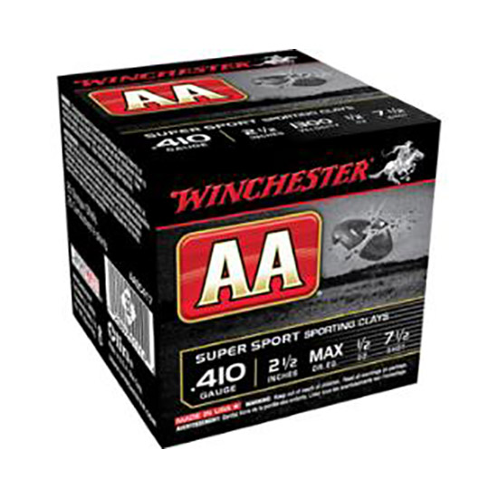 WIN AA SS SPORTING CLAYS 410GA 2.5" #7.5 25/10