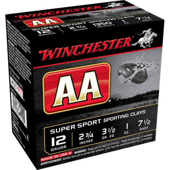 WIN AA SS SPORTING CLAYS 12GA 2.75" #7.5 25/10