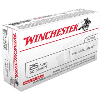 WIN USA 25ACP 50GR FMJ 50/10