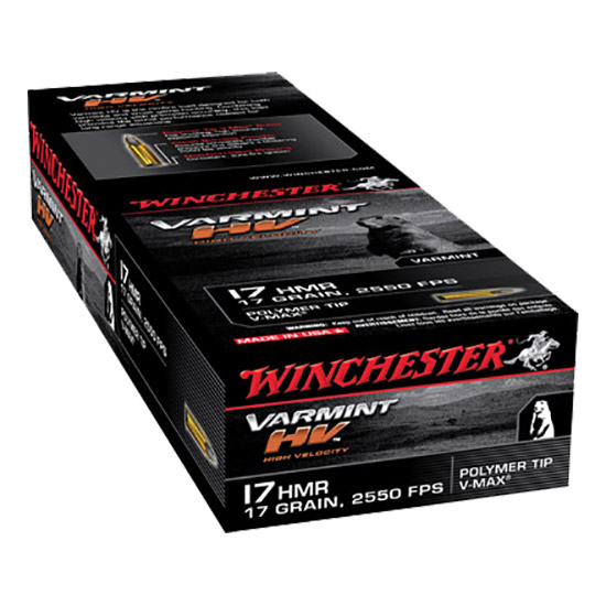 WIN VARMINT HV 17HMR 17GR V-MAX 50/20