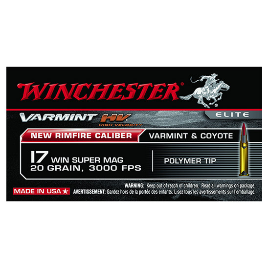 WIN VARMINT HV 17WSM 20GR V-MAX 50/10