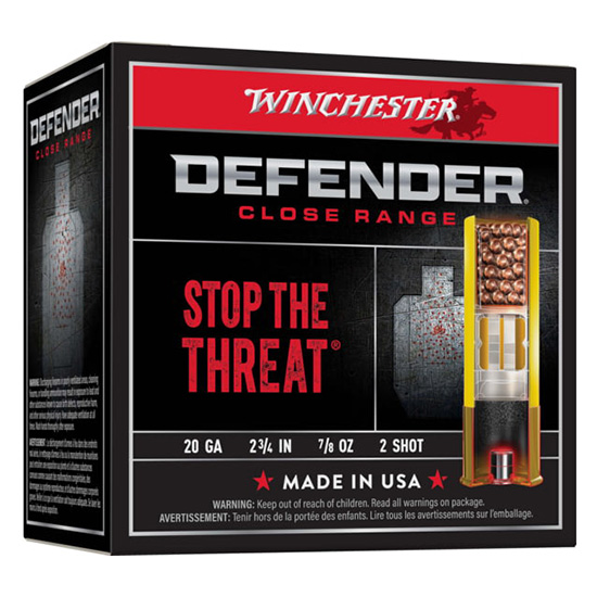 WIN DEFENDER 20GA 2.75" 7/8OZ  #2 25/10