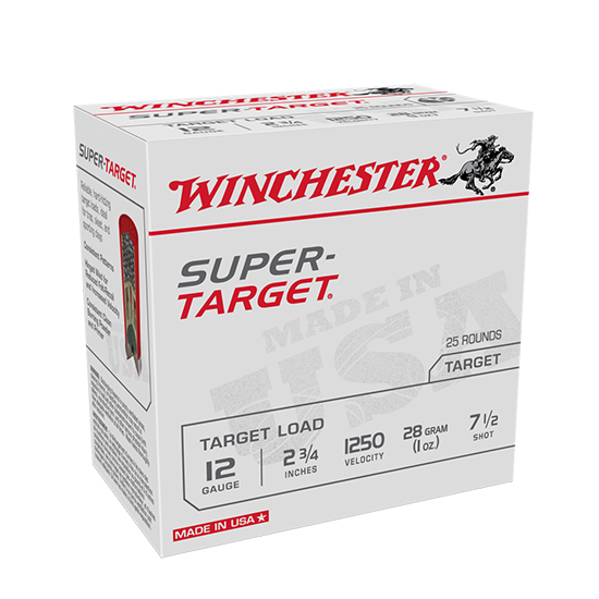 WIN SUPER TG 12GA 2.75" 1OZ #7.5 1250FPS 25/10