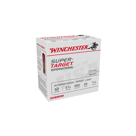 WIN SUPER TARGET 12GA 2.75" LS 1OZ #7.5 25/10