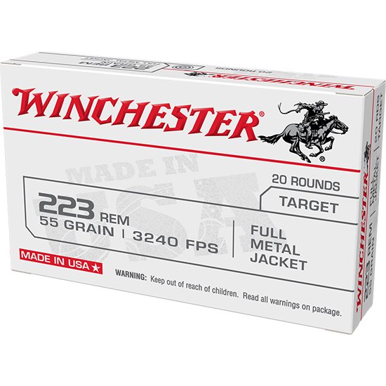 WIN LC 223REM 55GR FMJ 20/50