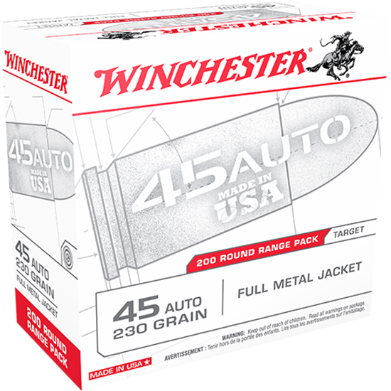 WIN USA 45ACP 230GR FMJ 200/3