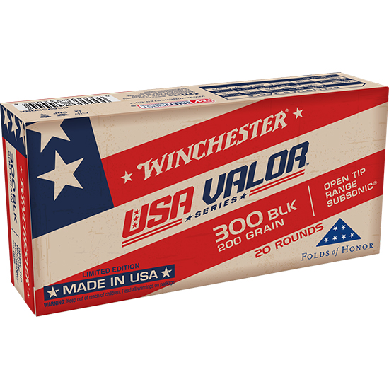 WIN USA VALOR 300BLK 200GR FMJ OT 20/10