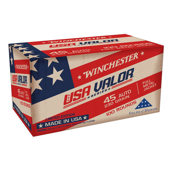 WIN USA VALOR 45ACP 230GR FMJ 100/5