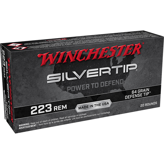 WIN SILVERTIP DEFENSE 223REM 64GR 20/10