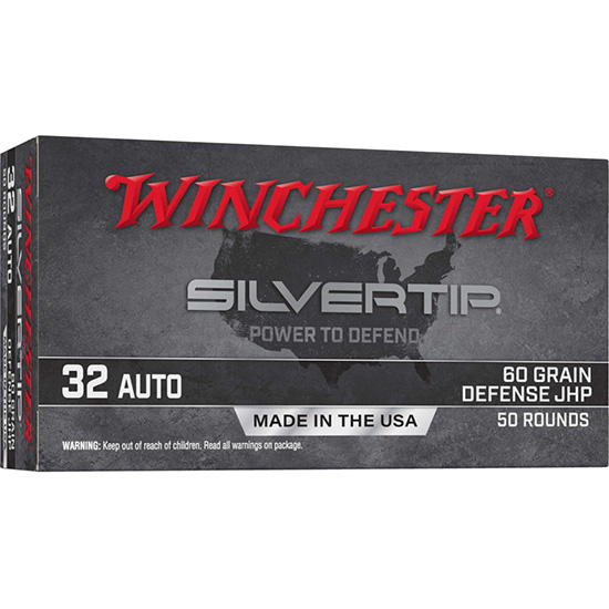 WIN SILVERTIP 32ACP 60GR JHP 50/10