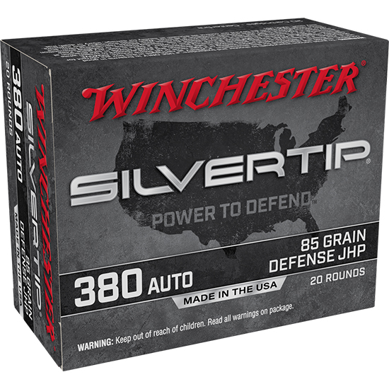 WIN SILVERTIP 380ACP 85GR STHP 20/10