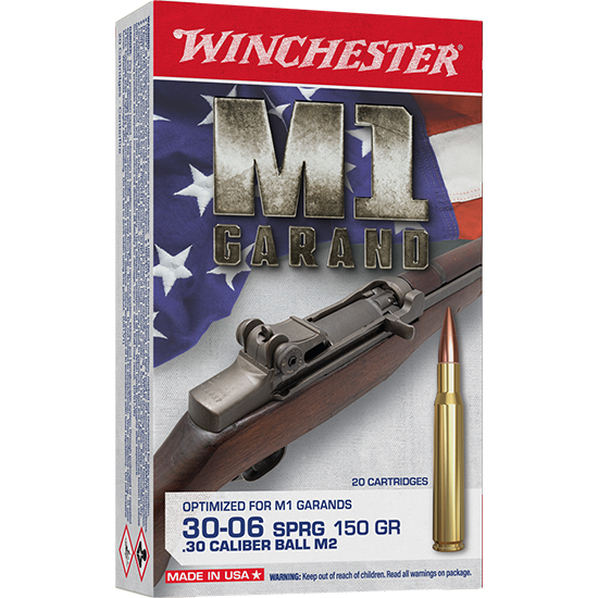 WIN M2 LIMITED 30-06 SPR FMJ-FB 150GR 20/10