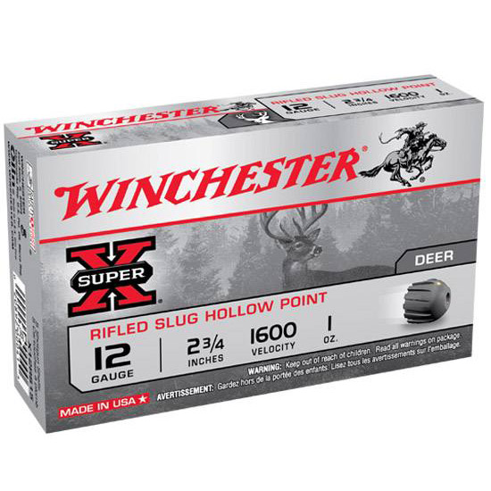 WIN SUPER-X 12GA 2.75" SLUG 1OZ VP 15/10