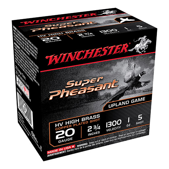 WIN SUPER-X 20GA PHT LD 2.75" #5 1OZ 25/10