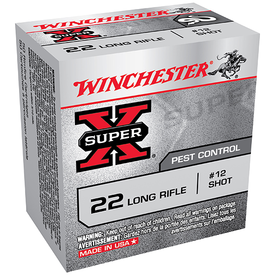 WIN SUPER-X 22LR 40GR #12 SHOT 50/100