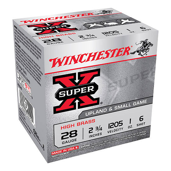 WIN SUPER-X GAME LD 28GA 2.75" #6 25/10