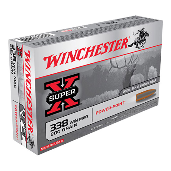 WIN SUPER-X 338WIN MAG 200GR POWER PT 20/10