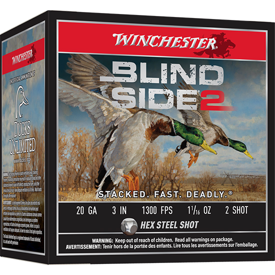 WIN BLINDSIDE2 20GA 3" 1 1/16OZ #2 25/10