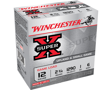 WIN SUPER-X GAME LD 12GA 2.75" #6 1OZ 25/10