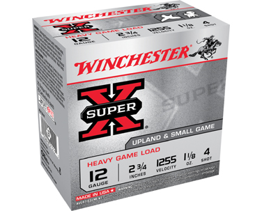 WIN SUPER-X HVY GAME LD 12GA 2.75" #4     25/10