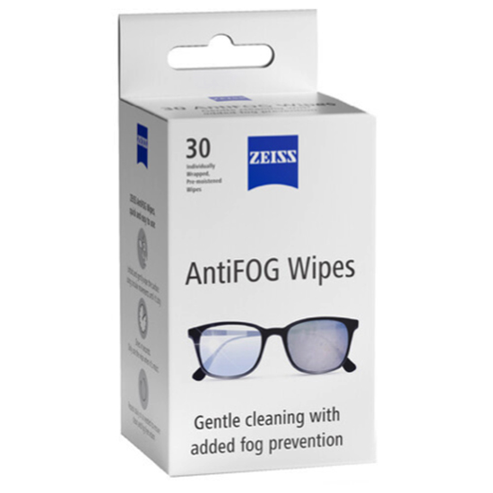 ZEISS ANTI-FOG LENS WIPE 30CT