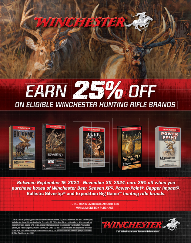 Wincehster Hunting Rifle Ammo Rebate