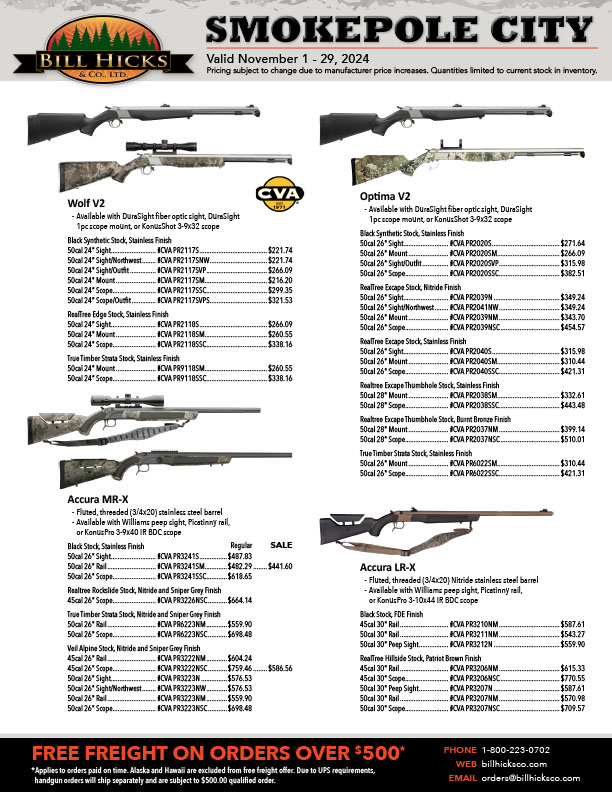 Smokepole City Muzzleloader Flyer