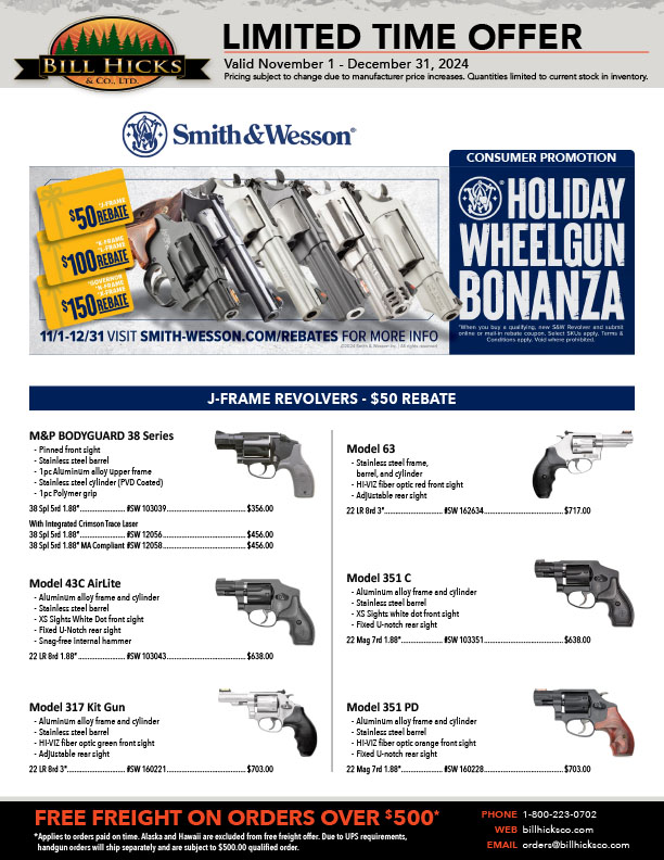 Smith & Wesson Holiday Wheelgun Bonanza