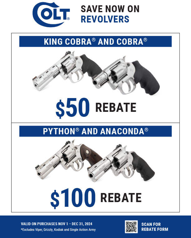 Colt Revolver Rebate