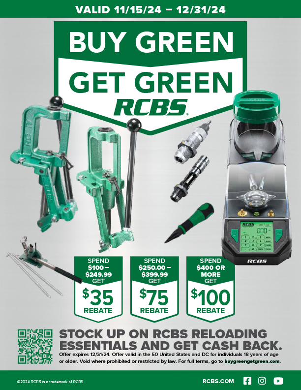 RCBS Buy Green Get Green Promo