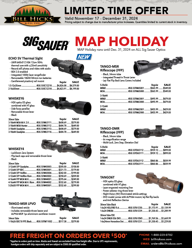 Sig Sauer Optics MAP Holiday